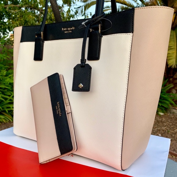 Kate Spade Cameron Laptop Leather Tote /Wallet Set - Picture 3 of 7